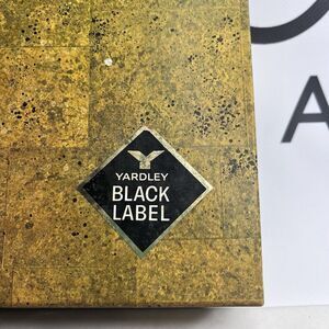 Vintage Yardley Black Label Fragrance BOX ONLY Gift Box Collectible Rare GUC